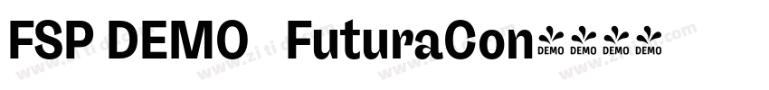 FSP DEMO   FuturaCon字体转换